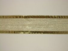 Plátnová stuha s metaloplastem a drátem 4cm/25m