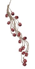 Dekorace girlanda se zvonky (3,5cmLx2,8cmWx3,5cmH) dl. 95cm