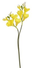 Umělá kvetoucí frezie z pěnového plastu dl. 60cm