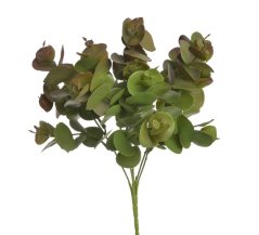 Keřík umělého barveného eukalyptus dl. 34cm
