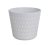 Dekorace - plastový obal na květináč 14,5cm∅ x 13cmH