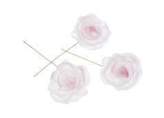 Hlava pěnové růže na drátku 5cm/13cm - 12ks