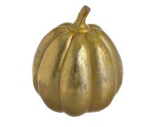 Dekorativní dýně zlatá 13,5 cm