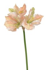 Umělý kvetoucí amarylis s 3 květy dl. celkem 54cm