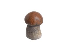 Podzimní dekorace keramická houba 4cmØ x 5,5cmH