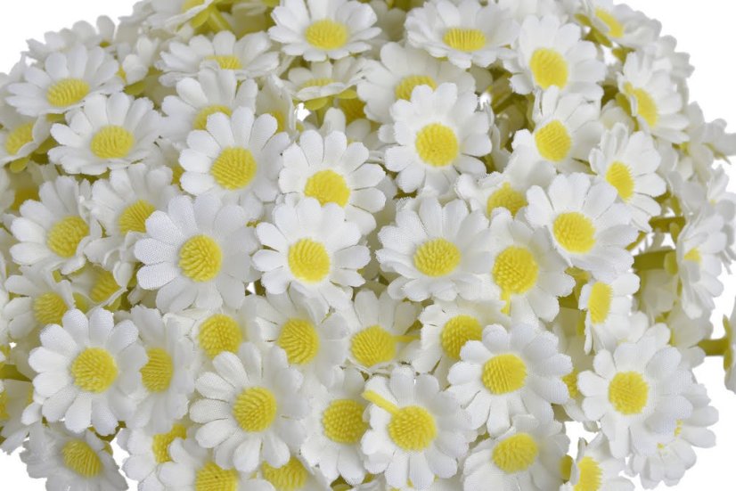 Kytice umělého heřmánku 7 stonků dl. 28cm