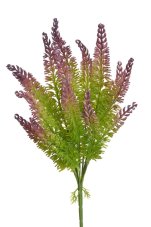 Umělý vřes 39 cm – zeleno-vínový
