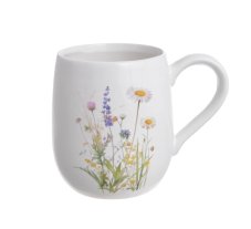 Dekorační nádoba hrnek porcelán 14,6cmL x 10,1cmW x 11,2cmH