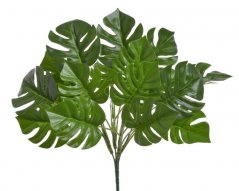 Svazek umělých listů Philodendron monstera 9,5 - 12 cm, dl. celkem 50cm