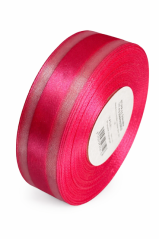 Atlasová stuha s monofilem a vlascem 2,5cm/25m