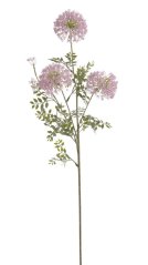 Umělý kvetoucí česnek polní, květ Ø 8cm/dl. 78cm