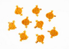 Filcová dekorace na kolíčku 2,5cm -  12ks