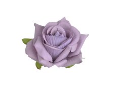 Hlavička středně velké umělé růže Ø 7.5 cm - 6ks