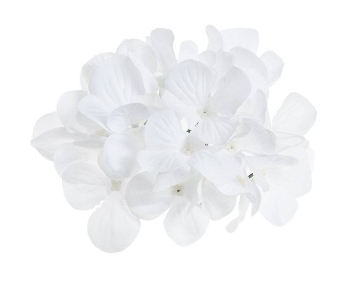 Umělá hlavička hortenzie Ø 14cm - 12ks