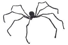 Velký závěsný pavouk na Halloween 45 cm