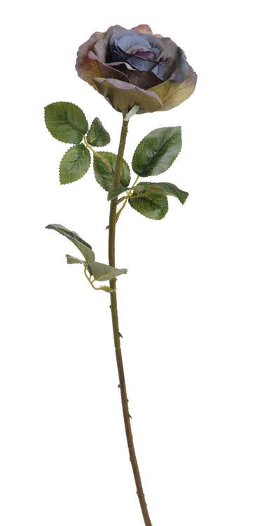 Umělá květina  růže na stonku LUX dl. 67cm