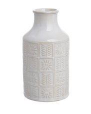 Dekorační nádoba porcelánová vázička se vzorem 8,5cmLx8,5cmWx17cmH