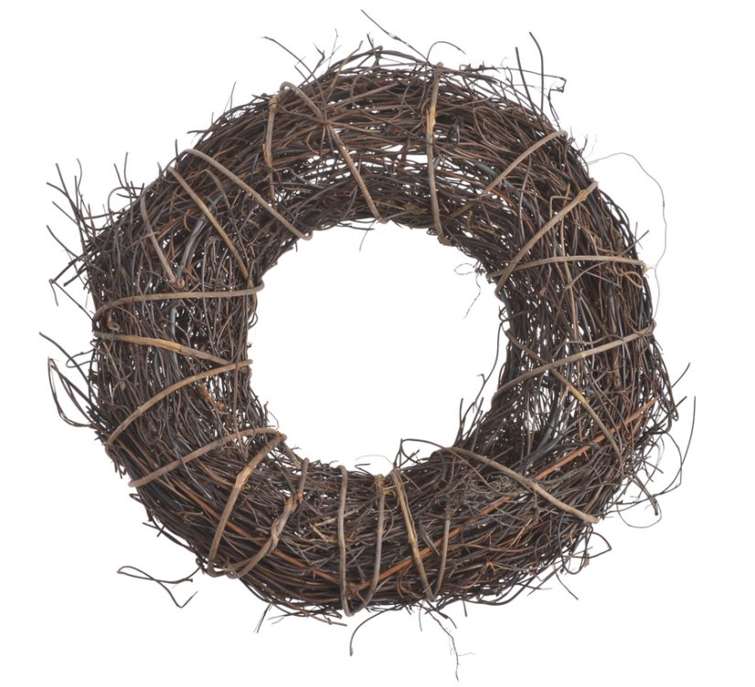 Věnec z clematisového proutí na aranžování Ø 30 cm
