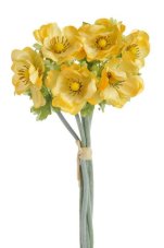 Svazek umělých anemonů, květ 5,5cm, dl.34cm - 6ks