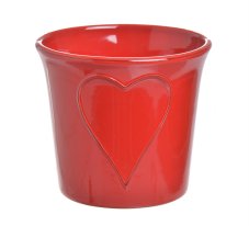 Keramická nádoba na aranžování Ø 10,5-14 cm x H12,5 cm