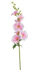 Umělý kvetoucí sléz - malva dl. 79cm