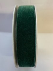 Sametová jednobarevná stuha 25mm/5m