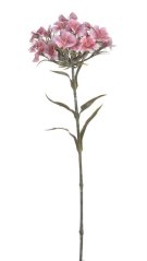 Umělý čínský karafiát karafiát na stonku dl. 55 cm
