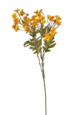 Umělá kvetoucí mini margaretka  dl. 60cm - trs