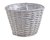 Proutěný košík s kovovou kostrou s igelitovou výstelkou Ø25cm/H18cm