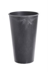 Dekorace kónická plastová váza pro aranžování Ø 10-15cm x H24 cm