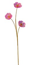 Opalizující umělá květina 70 cm – růžová luxusní dekorace