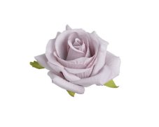 Hlavička středně velké umělé růže Ø 7.5 cm - 6ks