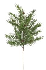 Umělá modřínová větvička se šiškami 70 cm