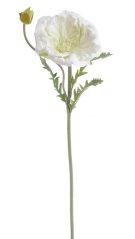 Umělý kvetoucí vlčí mák, květ Ø16cm, dl. celkem 84cm