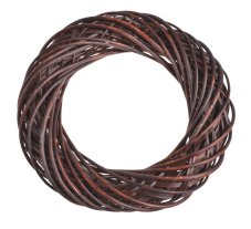 Proutěný věnec z různých druhů proutí Ø 40cm/tl.8cm