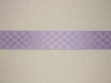 Atlasová stuha s vetkaným kostkovaným vzorem 2,5cm/20m