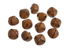 Vánoční dekorace kovové rolničky Ø 2cm - 12ks