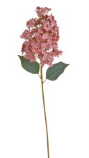 Umělá latnatá hortenzie hlava 25cm, dl.88 cm