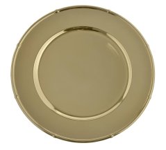 Plastový talíř na aranžování Ø 33cm_GLD