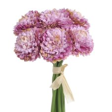 Astra svazek 6 stonků, dl. 20 cm, růžová/růžová tm.