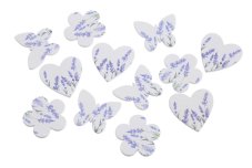 Různé dřevěné výseky 3,5cmL x 0,3cmW x 3-3,5cm - 12ks