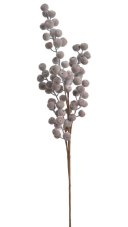 Dekorace plastová mini jablíčka na větvi, jablíčka  Ø 1-2cm, zápich dl. 68cm