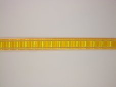 Plátnová stuha se vzorem a s monofilem 1,5cm/10m