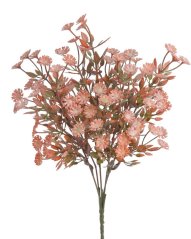 Keřík umělé kvetoucí zeleně 33cmH