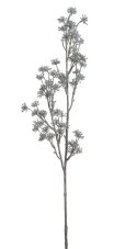 Vánoční dekorace - barvená větvička skimie dl. 64cm - zápich