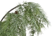 Umělá modřínová větvička se šiškami 140 cm