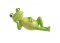 Dekorace figurka žába ležící na zádech 8,5cm - polyresin