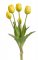 Kytička plastových tulipánů - 5 květů - dl. 40 cm