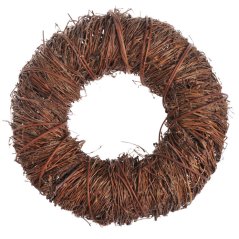 Věnec ze dvou druhů proutí Ø 30 cm, H10 cm