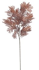 Větev umělého kapradí 100 cm - hnědá 04